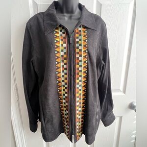 Bob Mackie Western Style Women's Zip Up Jacket